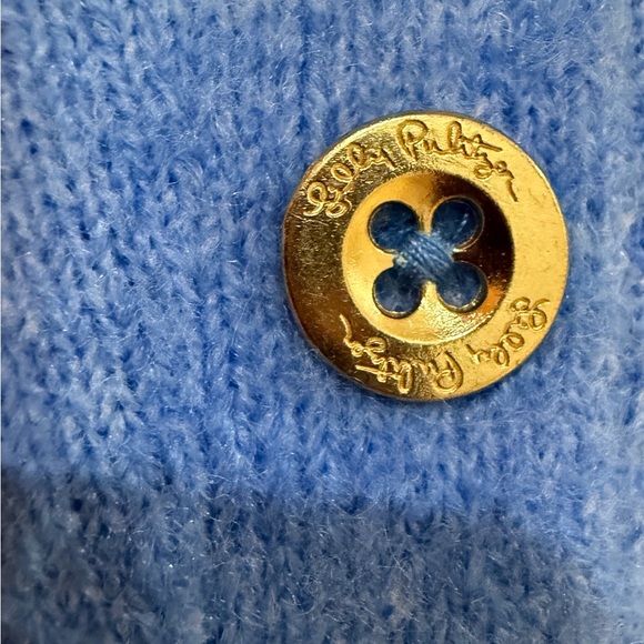 NWT Lilly Pulitzer Arna Sweater Heathered Abaco Blue– Beautiful Size Large - Picture 4 of 14